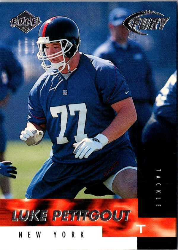 1999 Collector's Edge Fury Millennium Collection Blue Luke Petitgout #190