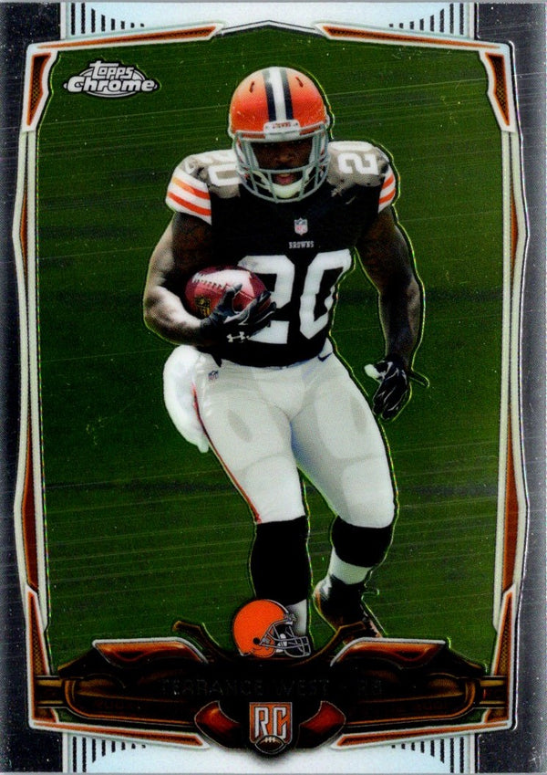 2014 Topps Chrome Terrance West #202 Rookie