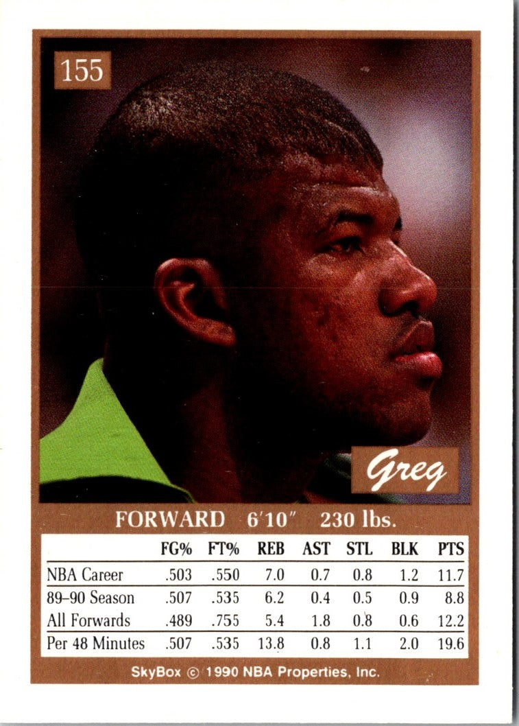 1990 SkyBox Greg Anderson