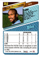1993 Topps Brett Perriman #352