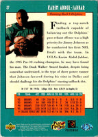 1996 Upper Deck Karim Abdul-Jabbar #27 Rookie