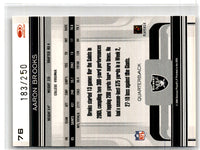 2006 Donruss Gridiron Gear Silver Holofoil X's Aaron Brooks #76 183/250