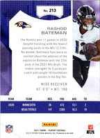 2021 Panini Playoff Kickoff Rashod Bateman #213