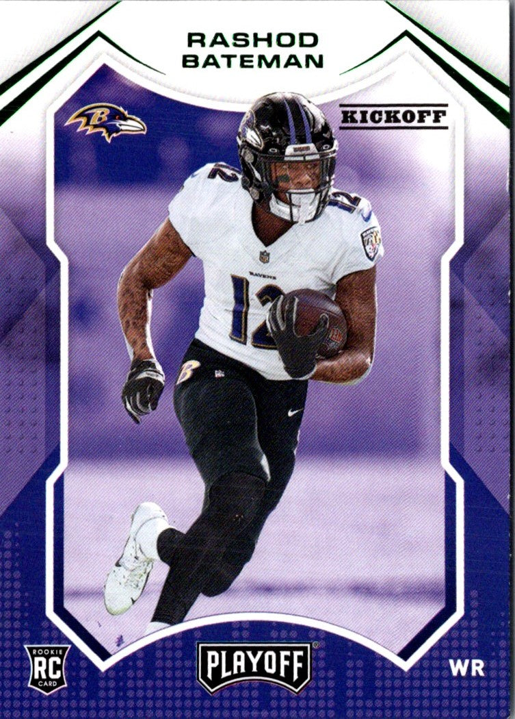 2021 Panini Playoff Kickoff Rashod Bateman