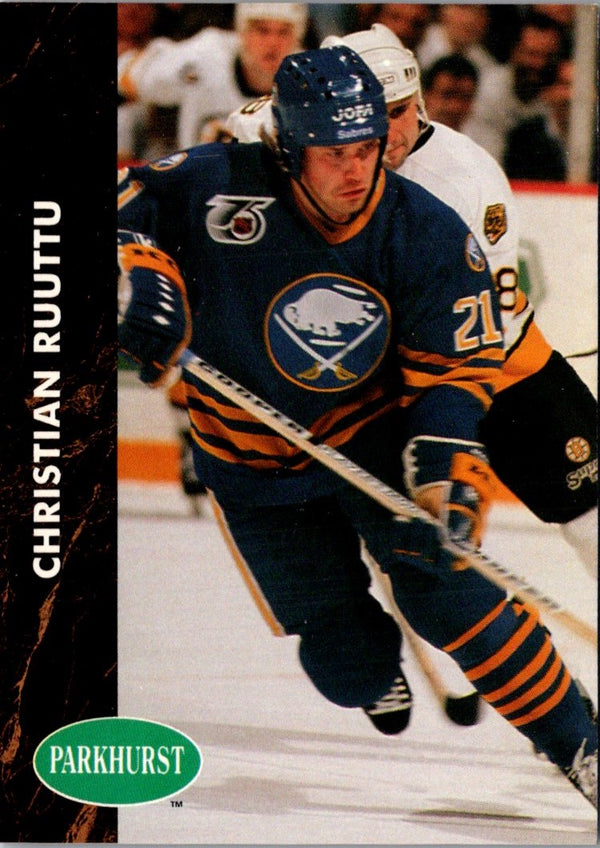 1991 Parkhurst Christian Ruuttu #242