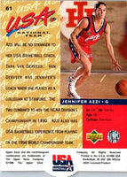 1996 Upper Deck USA Jennifer Azzi #61