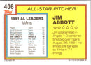 1992 Topps Jim Abbott