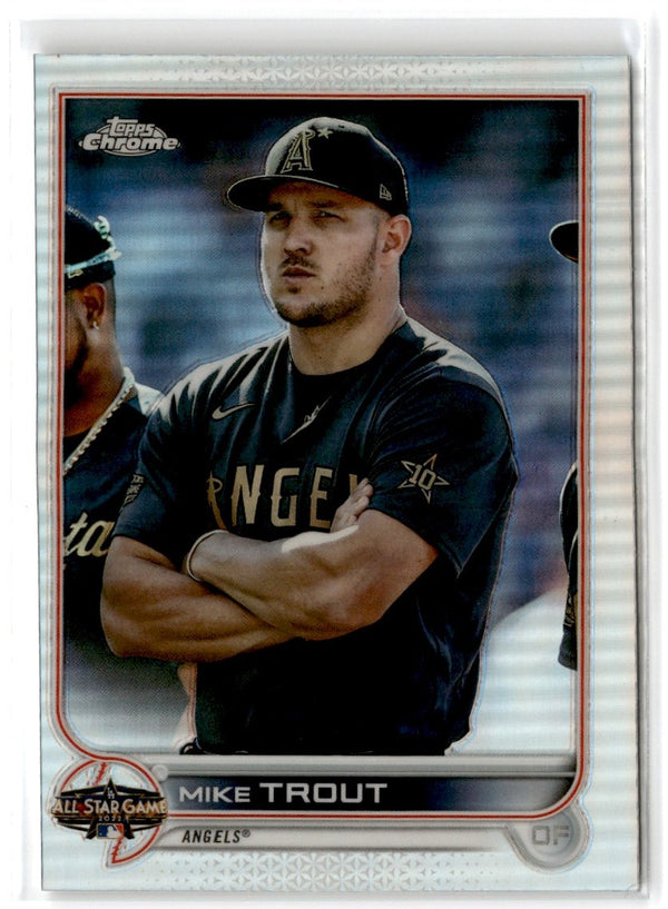 2022 Topps Chrome Update 2022 All-Star Game Mike Trout #ASGC-1