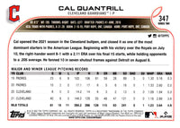 2022 Topps Cal Quantrill #347