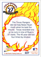 1993 Pacific Texas Express No Run Support #227
