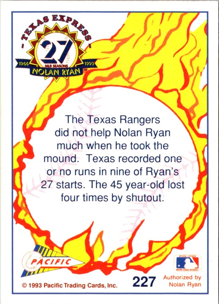 1993 Pacific Texas Express No Run Support