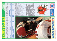 1990 Score Young Superstars Shawn Collins #4