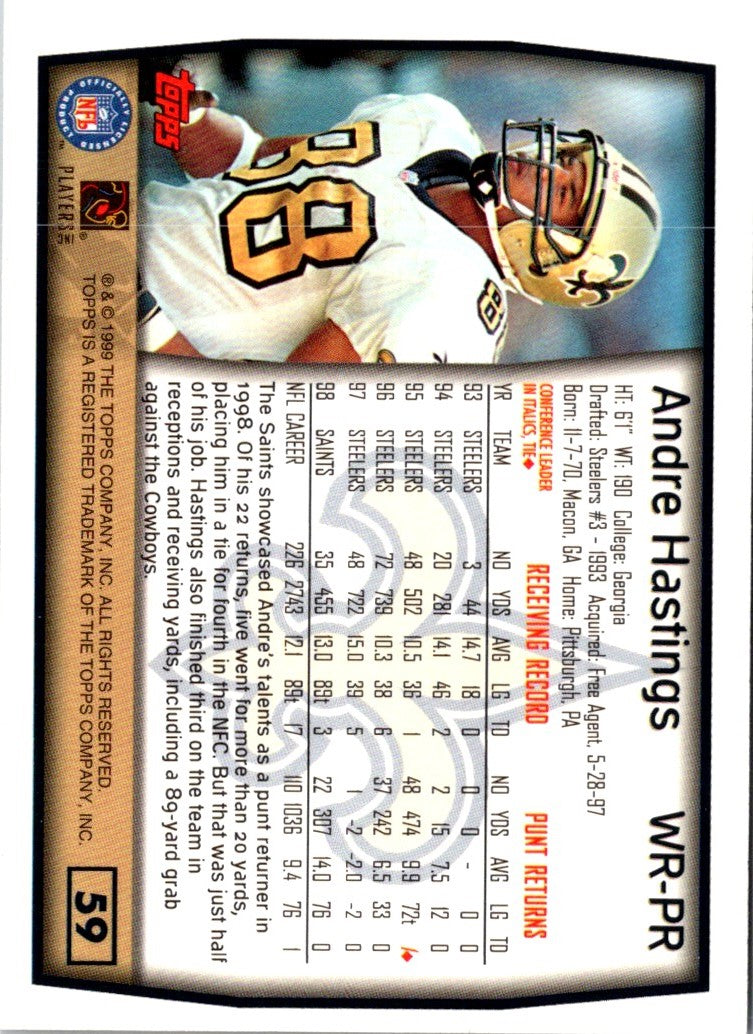 1999 Topps Collection Andre Hastings