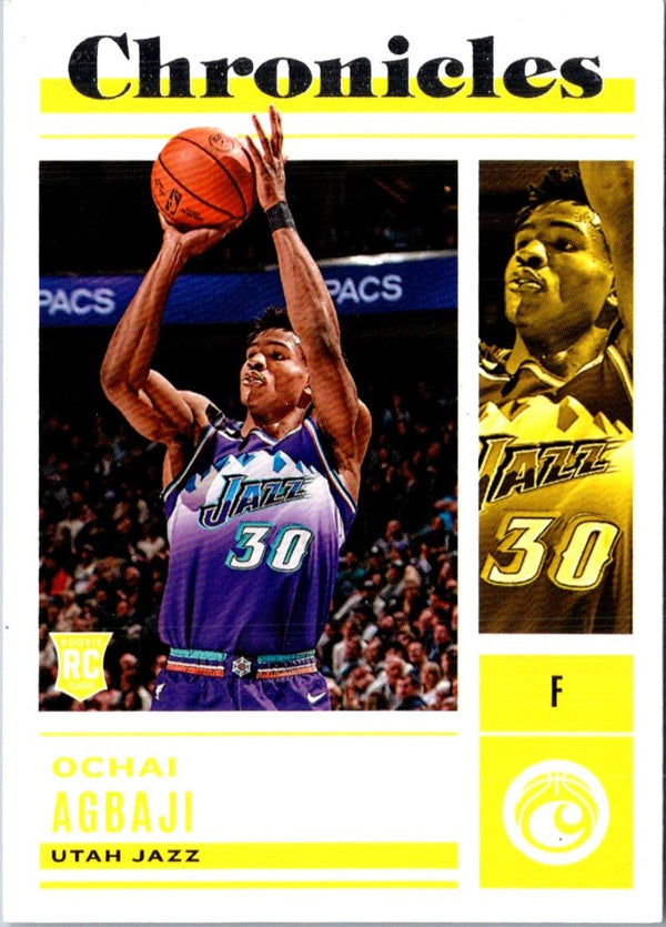 2022 Panini Chronicles Ochai Agbaji #32 Rookie