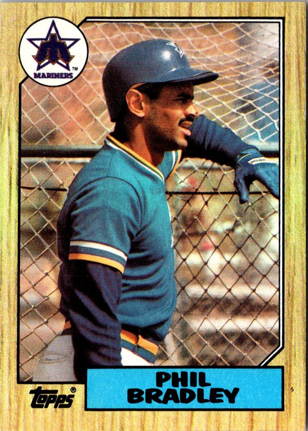 1987 Topps Phil Bradley #525