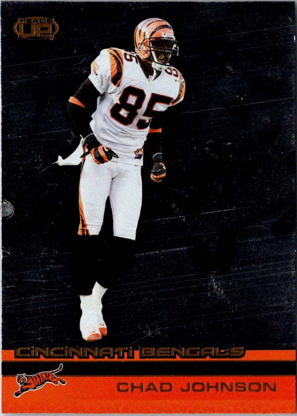 2002 Pacific Heads Up Blue Chad Johnson #26