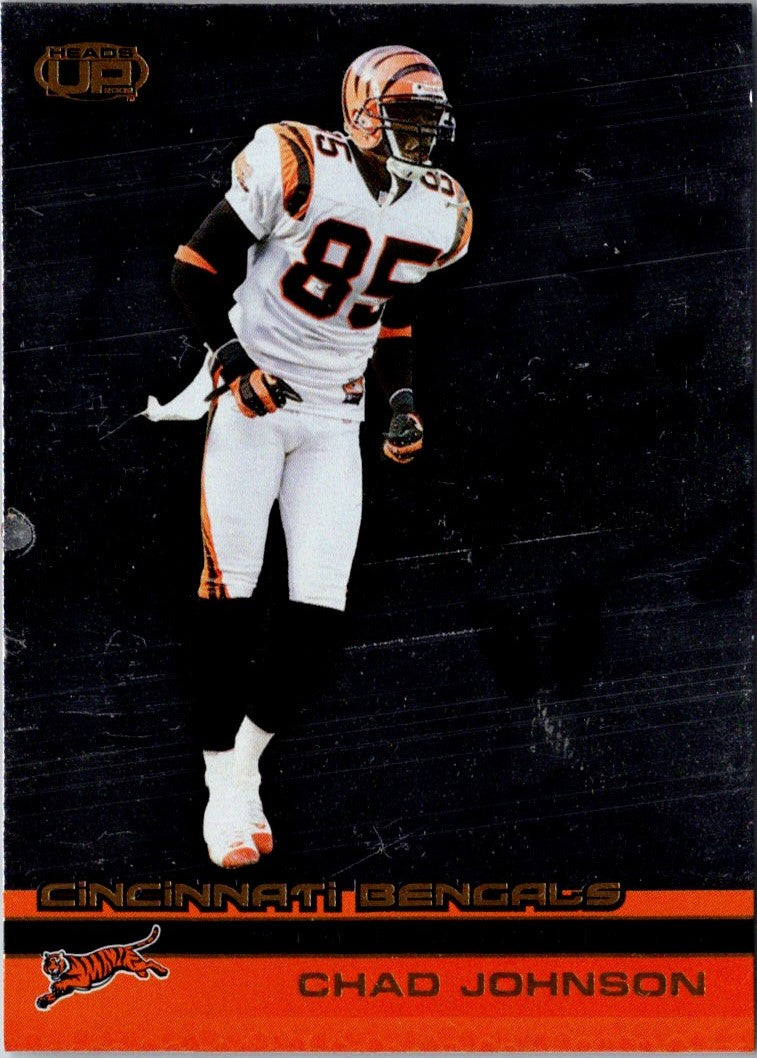 2002 Pacific Heads Up Blue Chad Johnson