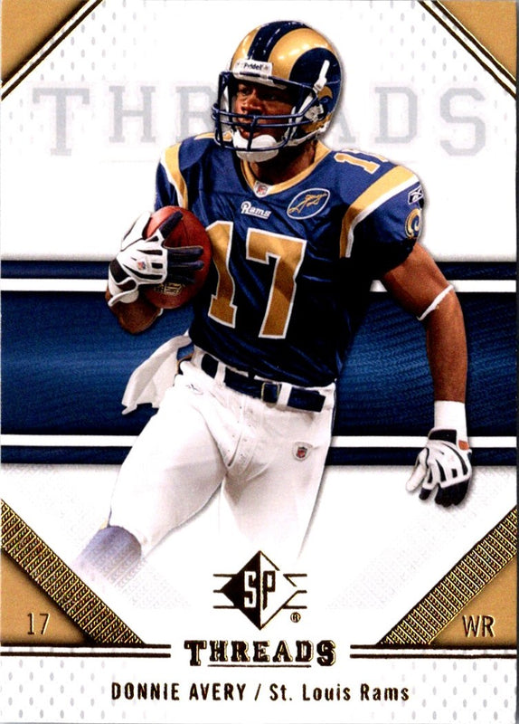 2009 SP Threads Donnie Avery #30