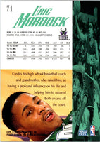 1995 SkyBox Premium Eric Murdock #71