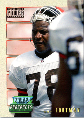 1993 Pro Set Power Update Prospects Dan Footman #PP52