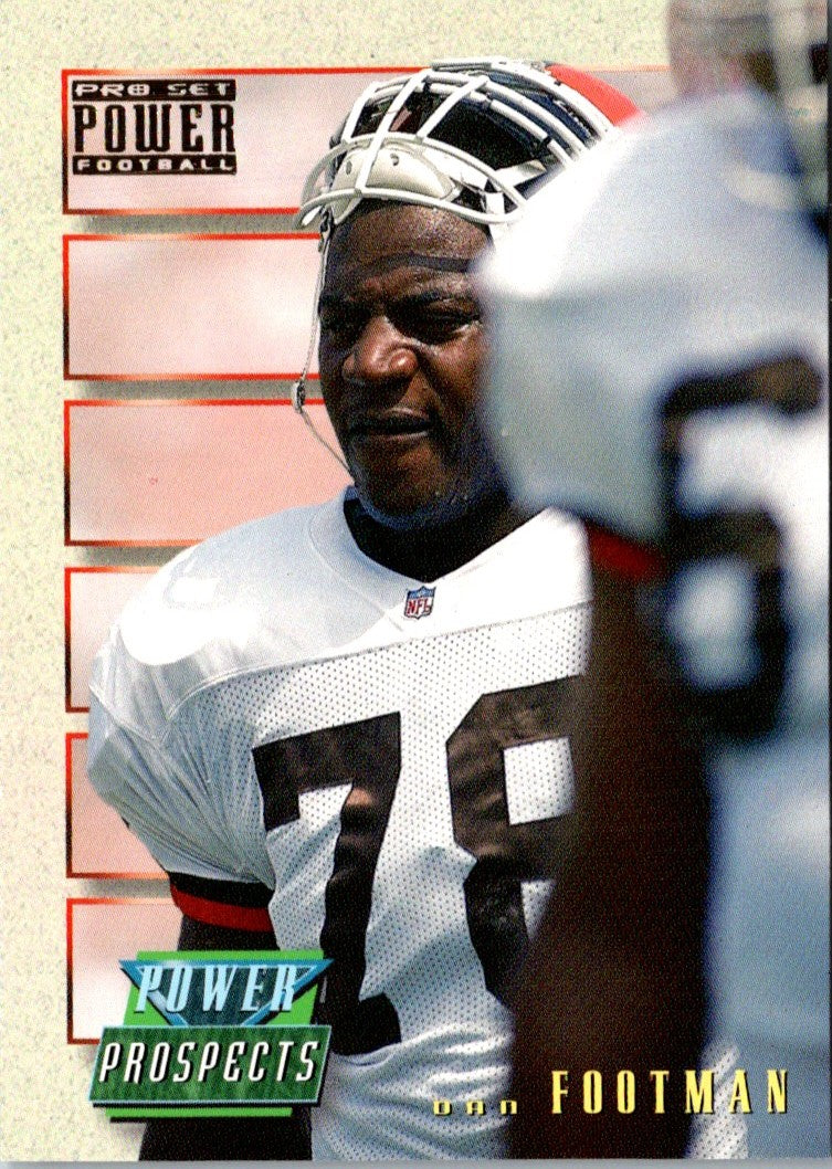 1993 Pro Set Power Update Prospects Dan Footman