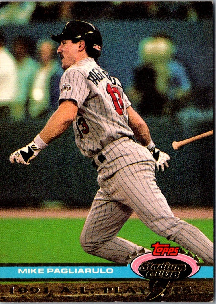 1992 Stadium Club Dome Mike Pagliarulo
