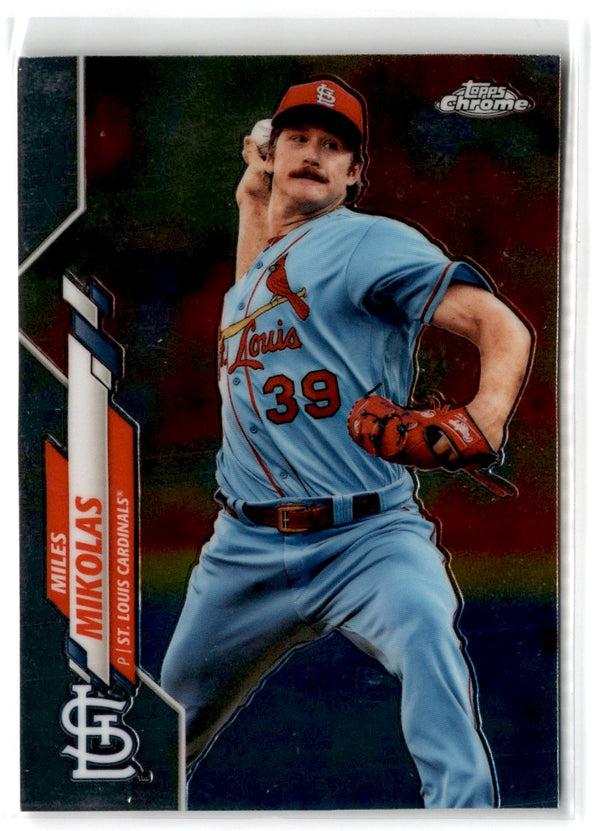 2020 Topps Chrome Miles Mikolas #180