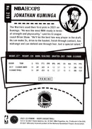 2021 Hoops Red Backs Jonathan Kuminga