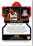 2022 Panini Prizm Draft Picks Dalen Terry