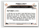 2022 Topps Update Jeremy Pena