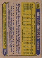 1987 Topps Bill Schroeder #302