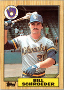 1987 Topps Bill Schroeder