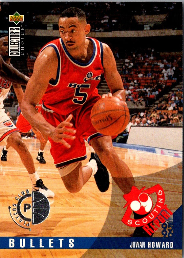 1995 Collector's Choice Player's Club Juwan Howard #349