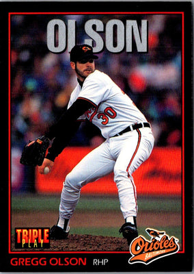 1993 Triple Play Gregg Olson #135
