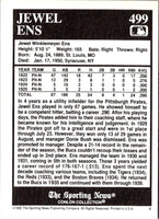 1992 Conlon Collection TSN Jewel Ens #499