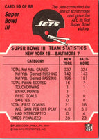 1984 Fleer Team Action Super Bowl #59