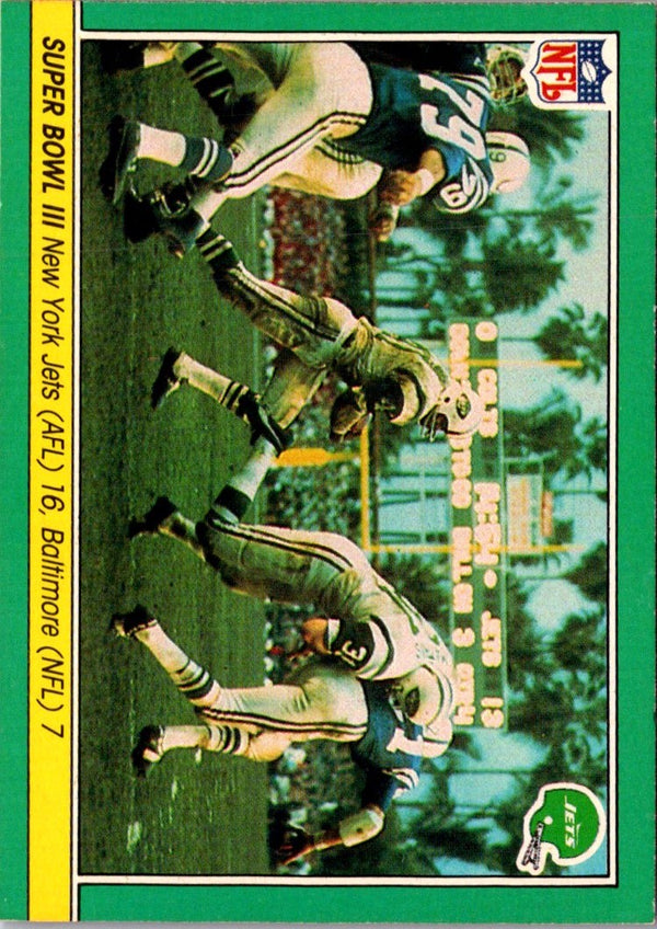 1984 Fleer Team Action Super Bowl #59