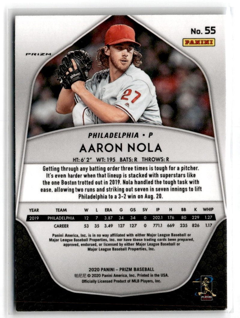 2020 Panini Prizm Aaron Nola