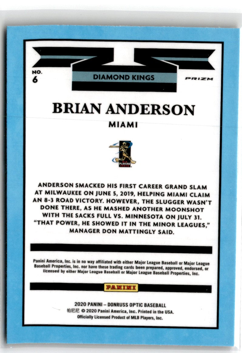 2020 Donruss Optic Brian Anderson