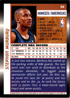 1998 Topps Stephon Marbury #58