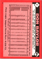 1985 Drake's Big Hitters Don Baylor #3