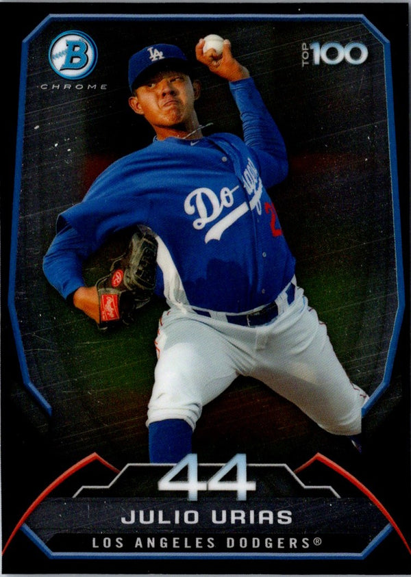 2014 Bowman Top 100 Prospects Julio Urias #BTP-44