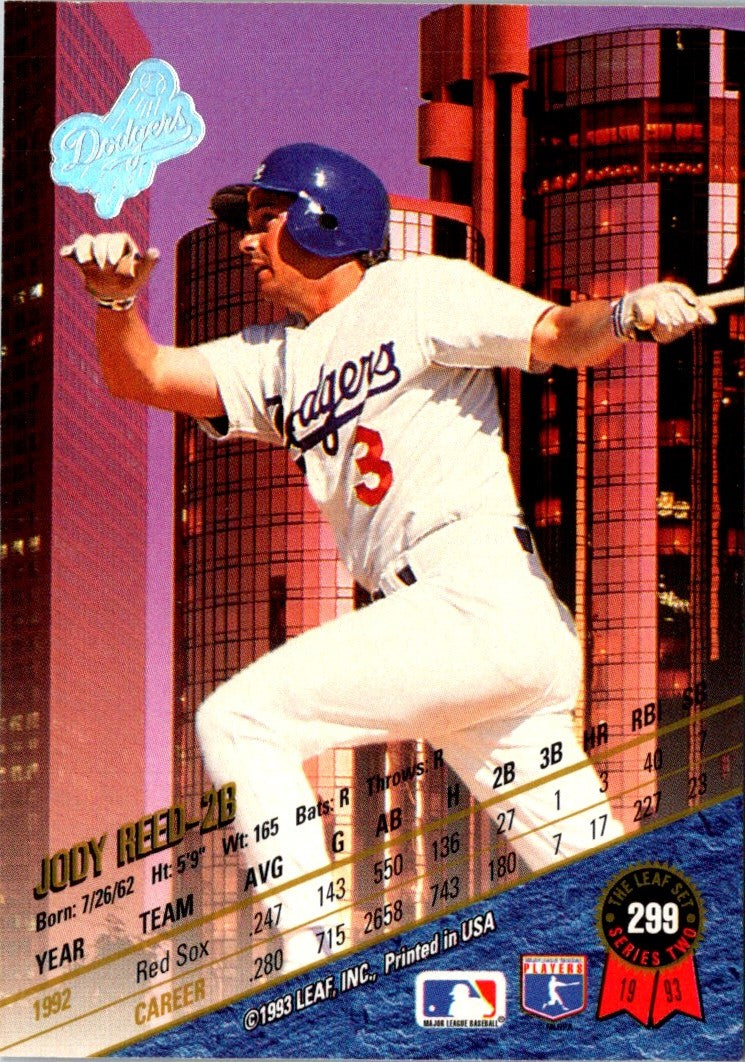 1993 Leaf Jody Reed