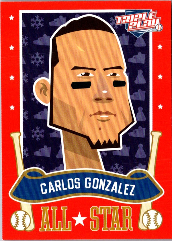 2013 Panini Triple Play All-Stars Carlos Gonzalez #8