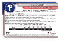 2024 Bowman Green Pattern Trea Turner #4