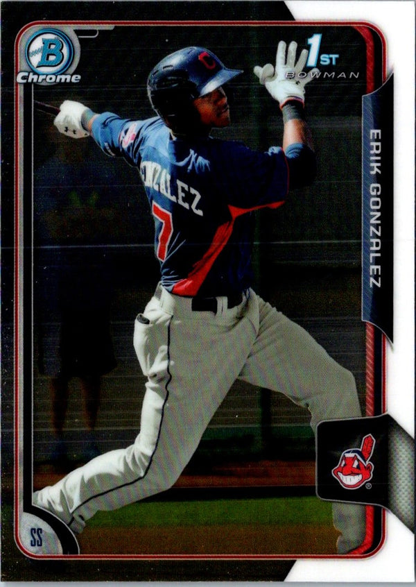 2015 Bowman Chrome Prospects Erik Gonzalez #BCP48