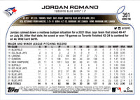 2022 Topps Jordan Romano #391
