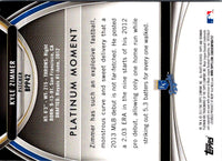 2013 Bowman Platinum Prospects Kyle Zimmer #BPP42