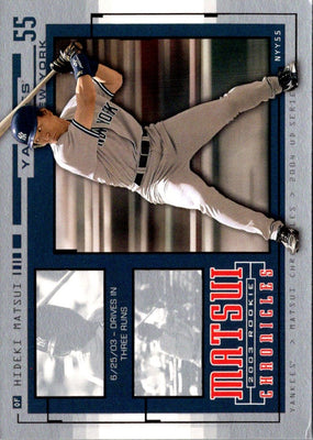 2004 Upper Deck Matsui Chronicles Hideki Matsui #HM32