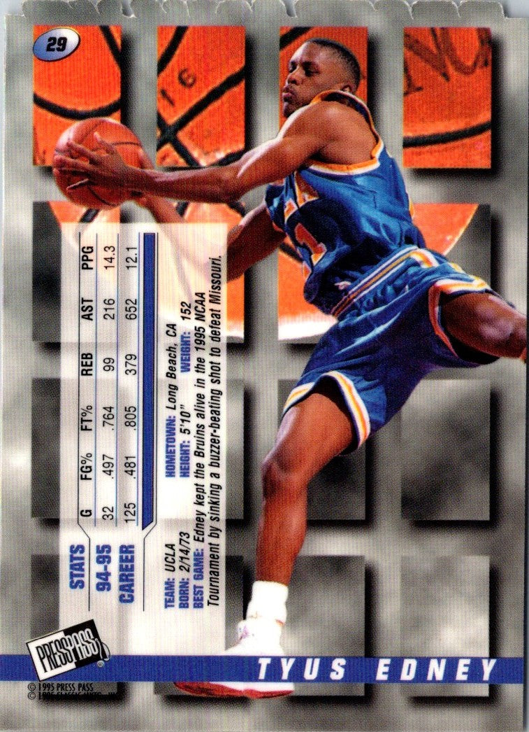 1995 Press Pass Premium Draft Picks Tyus Edney